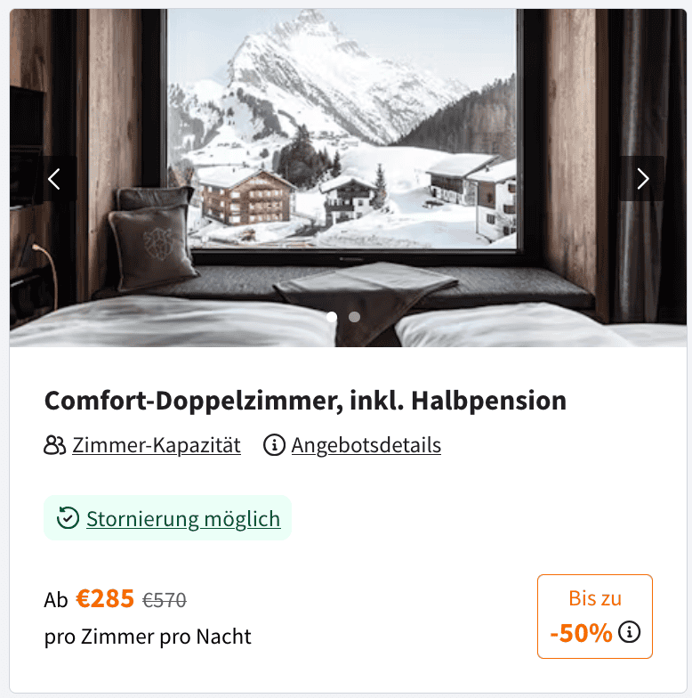 Arlberg Hotel Deal