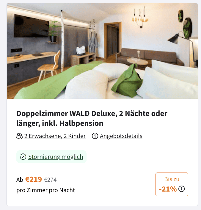 Lärchenhof Katschberg Deal