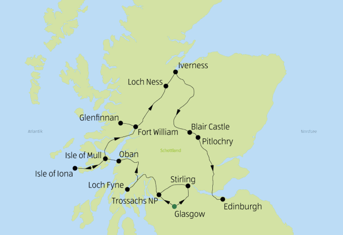 Schottland Rundreise 