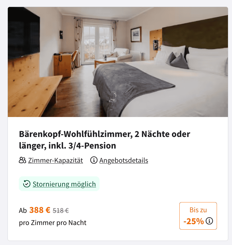 Hotel ALMGUT Deal